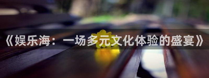 人生就是搏平台注册入口：《娱乐海：一场多元文化体验的盛宴》