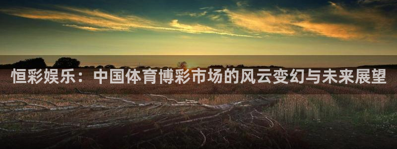 人生就是搏4平台注册：恒彩娱乐：中国体育博彩市场的风云变幻与未来展望